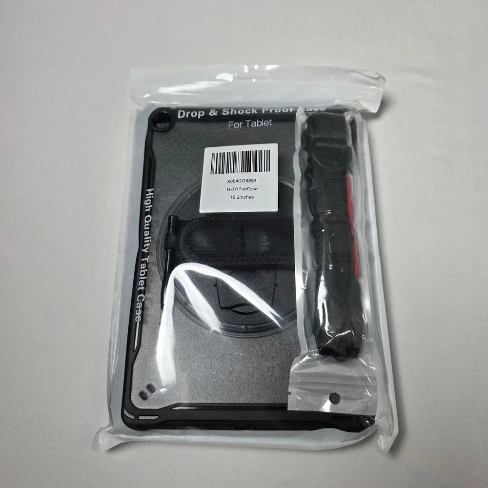 For iPad 10.2 9th 8th 7th Gen 2021 Case Shockproof Rugged Stand With Strap Cover